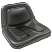 Bucket Seat Deluxe High Back Vinyl Black Fits John Deere MG861683