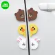 【LINE FRIENDS】熊大兔兔造型車用防撞貼2入組(防刮貼 防撞條 後視鏡防撞貼)