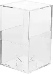 Transparent Acrylic Tennis Ball Case Durable Baseball Display Stand Storage Box for Sports Ball Storage Present for Tennis Players and Fans