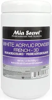 Mia Secret Acrylic Powder White 1.5 lbs/24 oz (PL460-W)