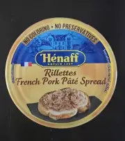 Henaff French pork pate spread 4.5 Oz