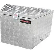Thunderbox Aluminium Checkerplate Tool Box Wedge Shape - SWCP900