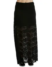 [Sass] Dove Skirt in Black