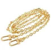 Mini Copper Purse Chain Strap bag chain Strap Purse O-shaped Gold 39.4 Inches