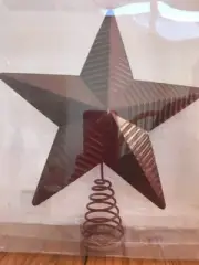 Christmas Tree Topper Star Holiday-Brand New-SHIPS N 24 HOURS