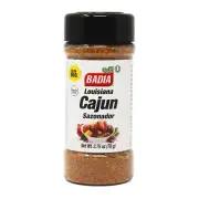 2.75 oz Jar Badia Cajun Seasoning/Lousiana/Seafood/Sazonador/No MSG/GF/Kosher