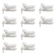 10Pcs Baby Kids T-shape Plastic Clips Soother Dummy Style Badge HoldeS6