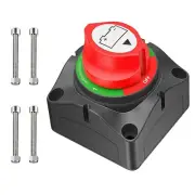 1-2-Both-Off Battery Switch, 12V-48V Battery Disconnect Master Cutoff Switch for