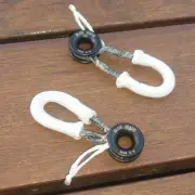 2 x 270kg SWL / 675kg MBL Dyneema Strop Fairlead Lightweight Marine Connector