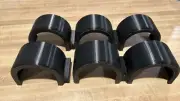1/14 Tamiya King Hauler Grand Knight Aeromax Rear Wheel Fenders Triple Hump