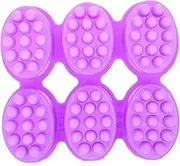 LALAFINA Soap Mold Pans Jelly Ice Cube Non-Stick Chocolate Biscuit Baking Molds Cheesecake Bar Mold Wax Rose Ice Cube Mold Vacuum Tins Kit Soap Case Silicone for Mold Making