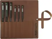 ENGINEER TFS-07 JET BLACK FILE SET (SECOND CUT & PRECISION) Japan