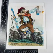 Engraved 2d Coloured Toy Theatre Tinsel Picture Joe Hope Mr Riggs Smuggler Boy