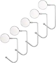 Weforu 5Pcs Christmas Stocking Holder Metal Hook Hanger Christmas Tree Clips Swivel Anti Grip Hanging Tools for Christmas Tree Fireplace Handbags