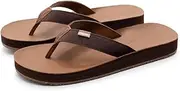 [Feelgoodz] Men's Zensole Kinderz Water-resistant Vegan Leather/Natural Rubber Flip Flops