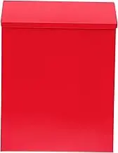 Gatuida Wall Mounted Mailbox European Style Letter Box with Lock Design Easy Installation Vintage Post Box for Home and Garden Use