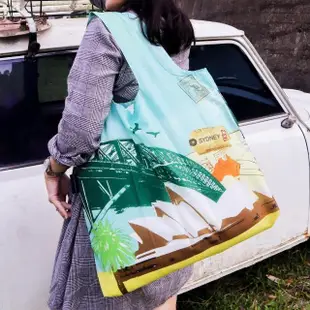 【ENVIROSAX】折疊環保購物袋─旅行 澳洲雪梨