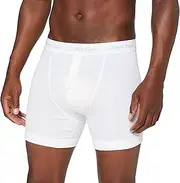 Calvin Klein Basics Button Front Boxer Brief, Black