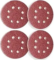 50Pcs 125mm 8 Holes Sanding Discs Pads Sanding Sheets, 5 Inch 40 Grits Hook and Loop Sandpaper Sheet for Random Orbital Sander.