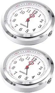 [LIFKOME] 2pcs Nurse Table Retractable Carabiner Night Light Quartz Watch Dial Fob Watch Dial Watches Smart Watch Reel Nursing Smart Ring Pen Mirror Material: Ordinary Glass Mirror