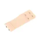 Bra Extender 2 Hook Elastic Extension Strap Plus Size Clip On Maternity Nude 1X