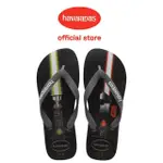 【HAVAIANAS 哈瓦仕】拖鞋 男鞋 夾腳拖 星際大戰 惡棍 光劍 STAR WARS 黑灰 4135185-3498M(哈瓦士)