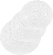 JOINPAYA 3pcs Low Volume Mute Cymbal Pack Alloy Drum Cymbals for Quiet Practice for Beginners and Drummers Durable and Easy to Install