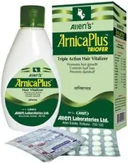 Allen's Arnica Plus Triofer - Triple Action Hair Vitalizer - 100ml + 50 Tabs