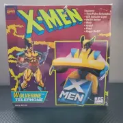 VTG Marvel Comics X-Men WOLVERINE Figure TELEPHONE Corded Phone 1994 Rare NEW
