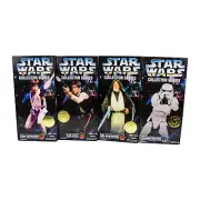 Star Wars Han Solo Obi-Wan Kenobi Luke Skywalker Stormtrooper Figure 4P Lot