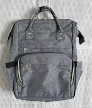 Lovevook Gray Women's Laptop Work Backpack with USB Charging Port NWT
