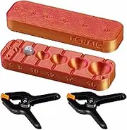 Fgnaic Bead Hole Maker for Polymer Clay, Clay Hole Punch, Piercing Clay Beas Hole Tool in 4, 6,8,10,12,14, 16mm (Gold to Red)