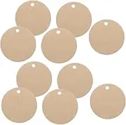 10pcs Round Blank Tags Durable Circle Disks for Stamping Personalization Labeling for Valves DIY Projects Jewelry Making More