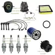 Civic HX! Tune Up Kit Fuel Air Filter NGK Spark Plugs Wires Cap Rotor for Honda (for: Honda)
