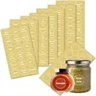 Waterproof Spice Labels Transparent Kitchen Jars Cans Stickers
