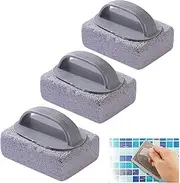 Hand-Held Pools Pumice Stone, Pool Cleaning Block with Handle, Swimming Pumice Stone Pool Pool for Clean Tile, Scrubbin Tile