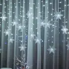 Christmas LED Fairy Lights Snow IP44 Waterproof Plug In Fairy Lights 4M 96 LED