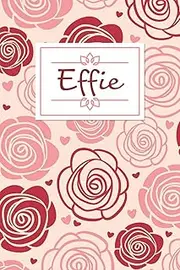 Effie: Personalised Notebook / 120 Lined Pages / Perfect for journaling and writing notes.