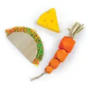 Prevue Pet Products Dine & Dash Small Animal Toy Bundle