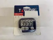 Taylor Multi-Purpose Large Display Digital Kitchen Timer New