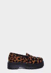 Leopard Best To Do It Platform Loafers