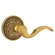 Emtek Cortina Door Lever Passage Set Lancaster Rosette French Antique
