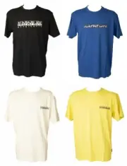 NAPAPIJRI men's t-shirt short sleeve crew neck cotton t-shirt with print article
