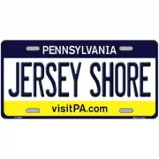 Jersey Shore Pennsylvania Metal Sign