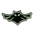 GLOW IN THE DARK - BAT - EMBROIDERED IRON-ON/SEW-ON PATCHES