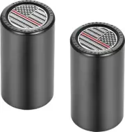 Figurati Designs Long Docking Hardware Covers US Flag Red Line Black