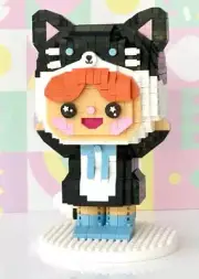 MOMIJI HAPPY CAT 791 MINI BRICKS PUZZLE BUILD