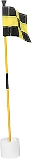 rockible Golf Putting Green Flag and Hole Cup Golf Flag Hole Cup Set, Golf Flagpoles, Practice Putting, for Home