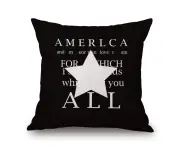 A Star on Black & White Cotton & Linen Pillow Cover Pillow Case Cushion Cover 92317