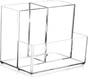 minkissy Desktop Makeup Organizer 6 Compartment Storage Box for Foundation Makeup